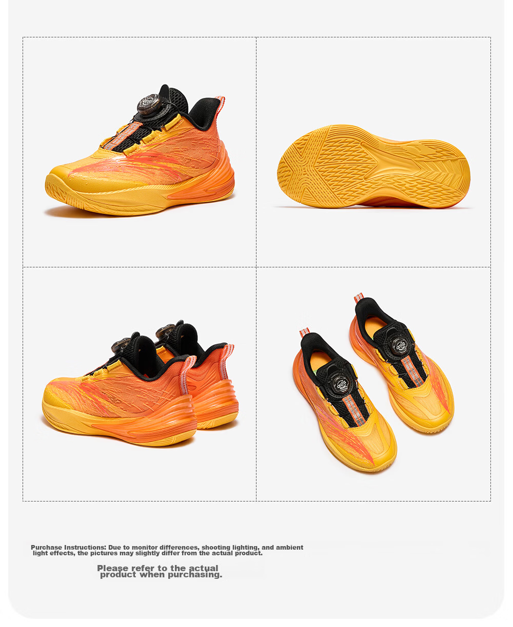 Anta Kids Sports Shoes Boys Toddler 2026 Durable Professional Spark X Basketball Shoes 312639950 13